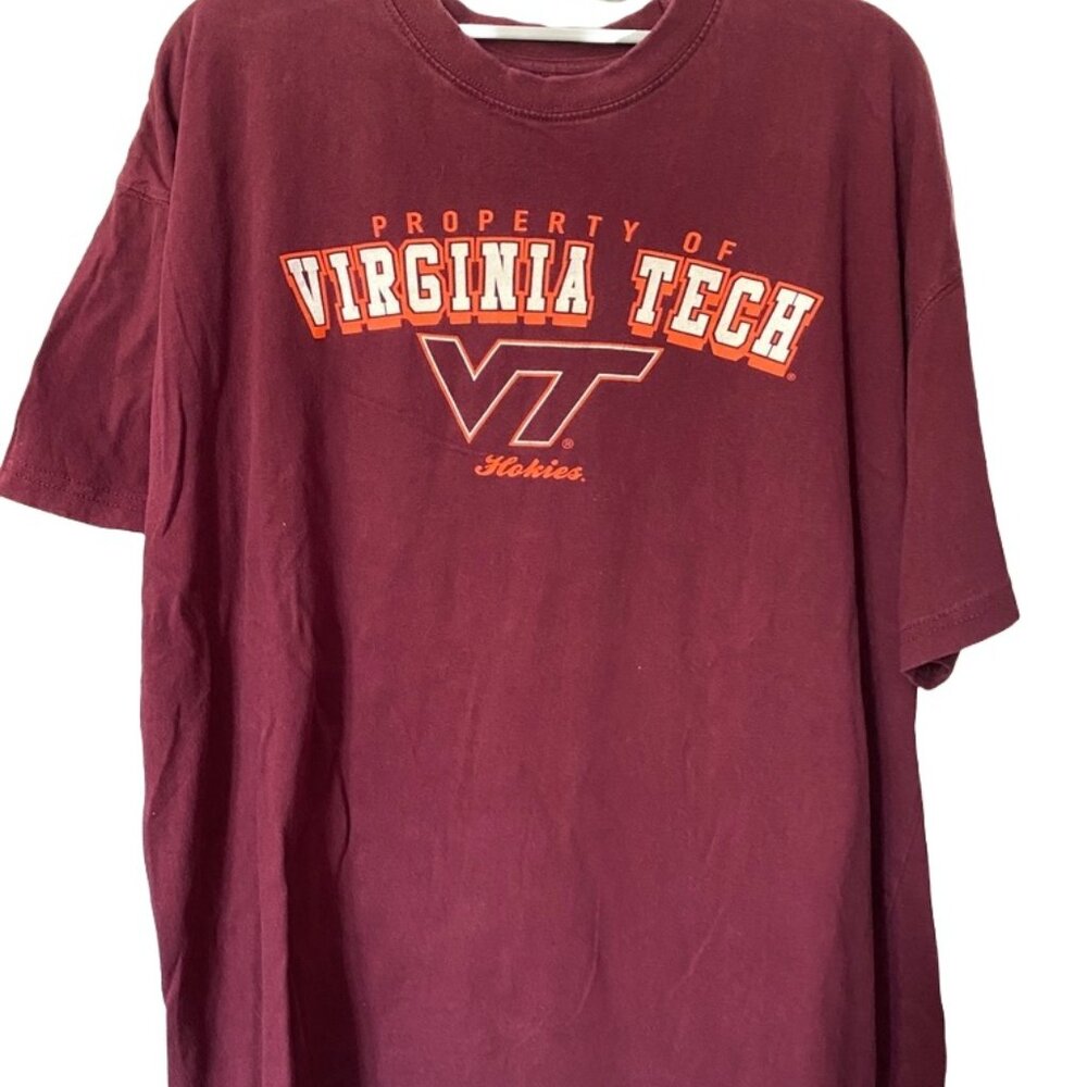 Virginia Tech University J. America Sportswear Tee Shirt, XL